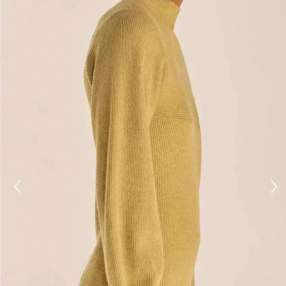 Rebecca Taylor Mint Wool Blend Mock Neck
Ribbed Balloon Sleeve Button Sweater XS - Picture 11 of 13